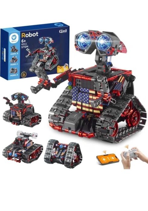 Sillbird Technic Robot 4w1 Zdalnie Sterowany, Programowalny, 631 el