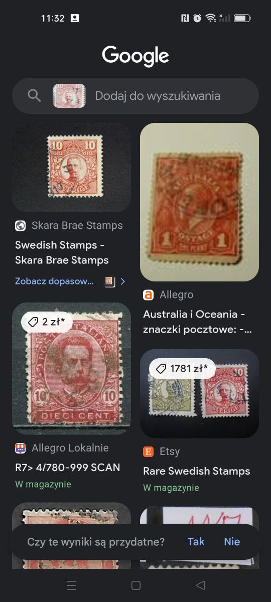 Sprzedam znaczki Szweckie