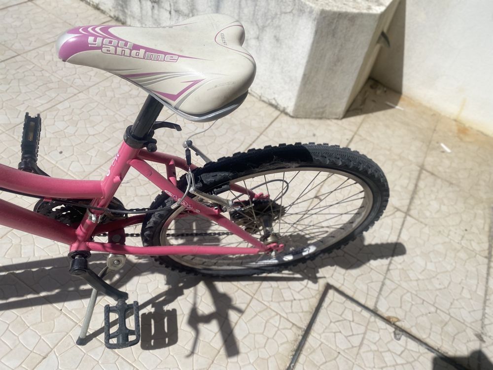 Bicicleta crianca Rosa