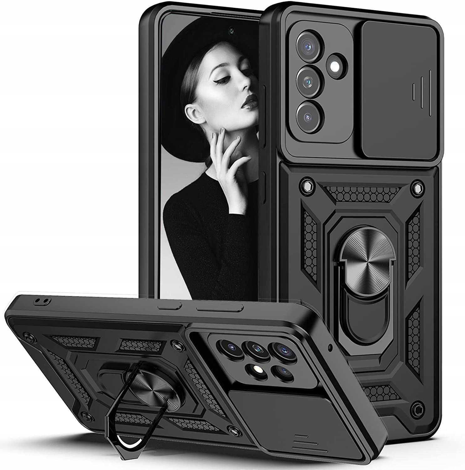 Etui Pancerne do Samsung Galaxy A35 5G + Szkło Hartowane