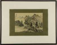 Quadro Japonês - original - pintura de paisagem sobre tecido