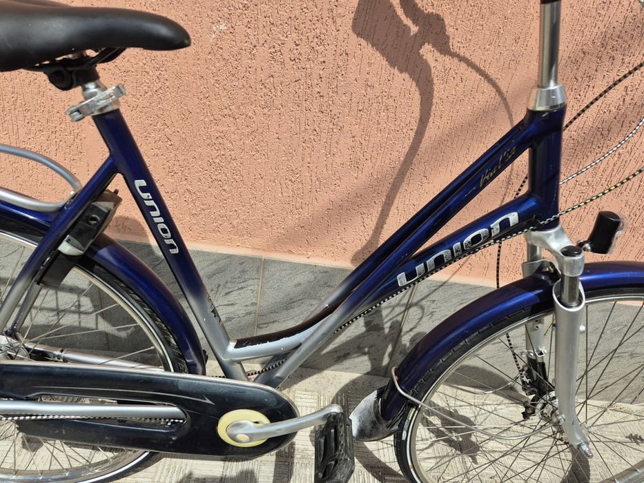 Велосипед дамка алюмінієвий бу з планетарною втулкою Union 28 Nexus 3