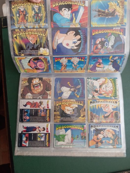 DragonBall Z caderneta c/cartas