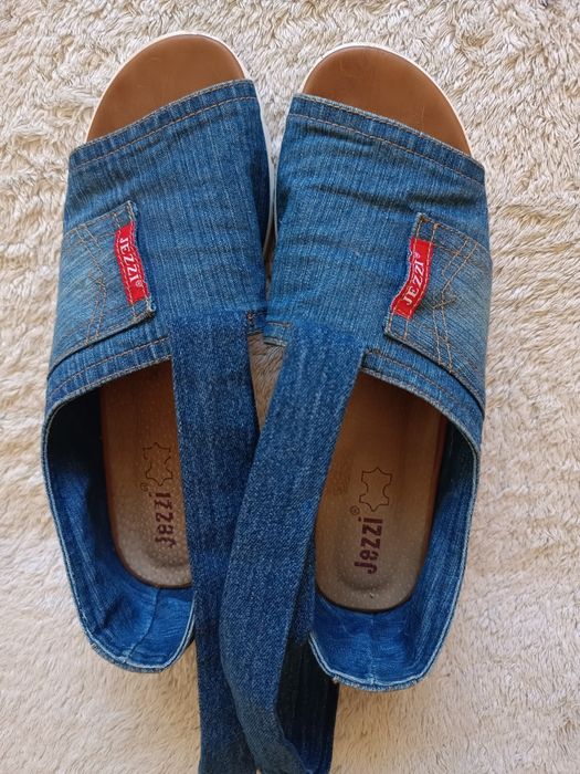 Sandały jeansowe Jeezi 41 (25cm)