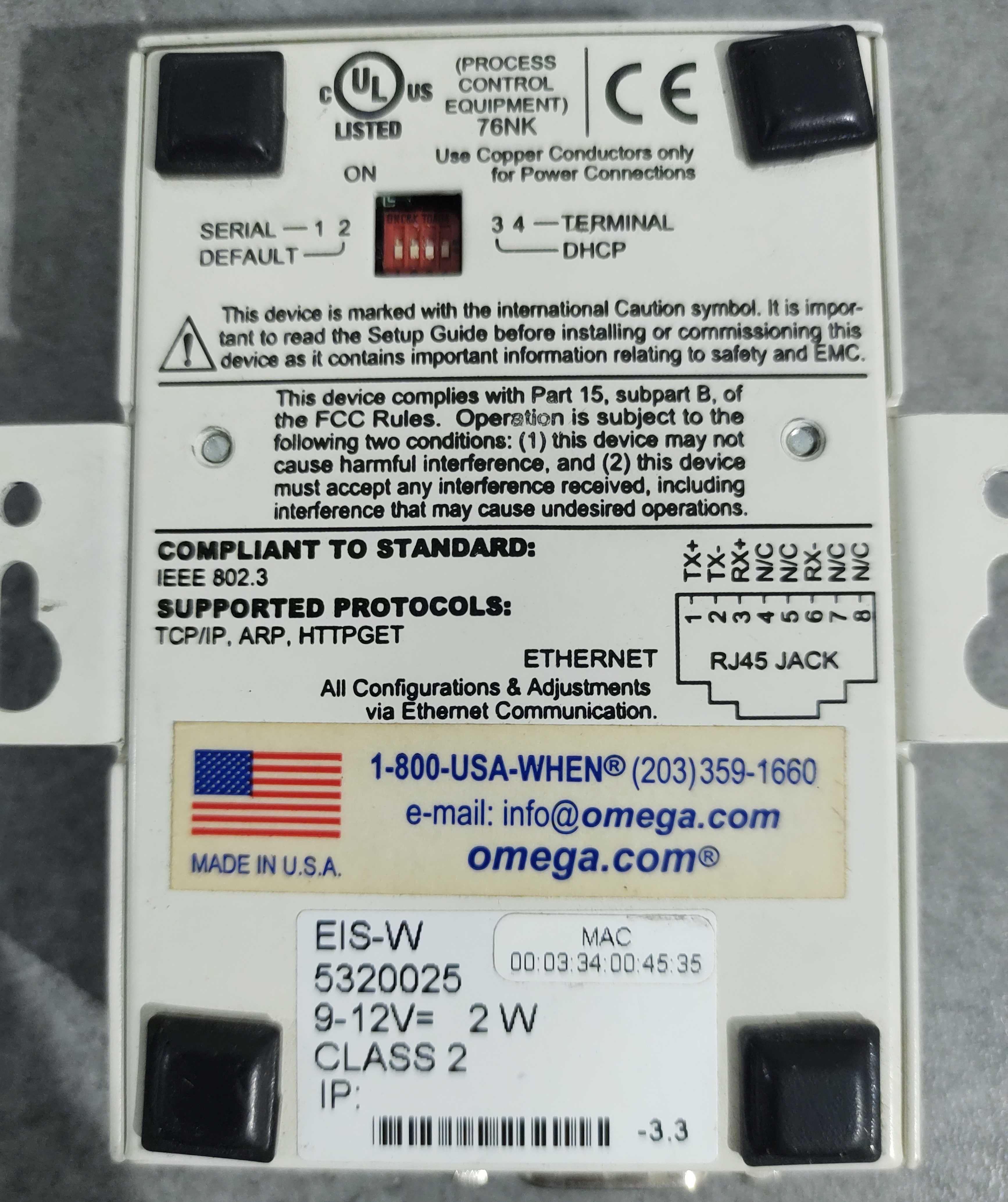 Conversor Ethernet - Série RS-232/RS-422/RS-485