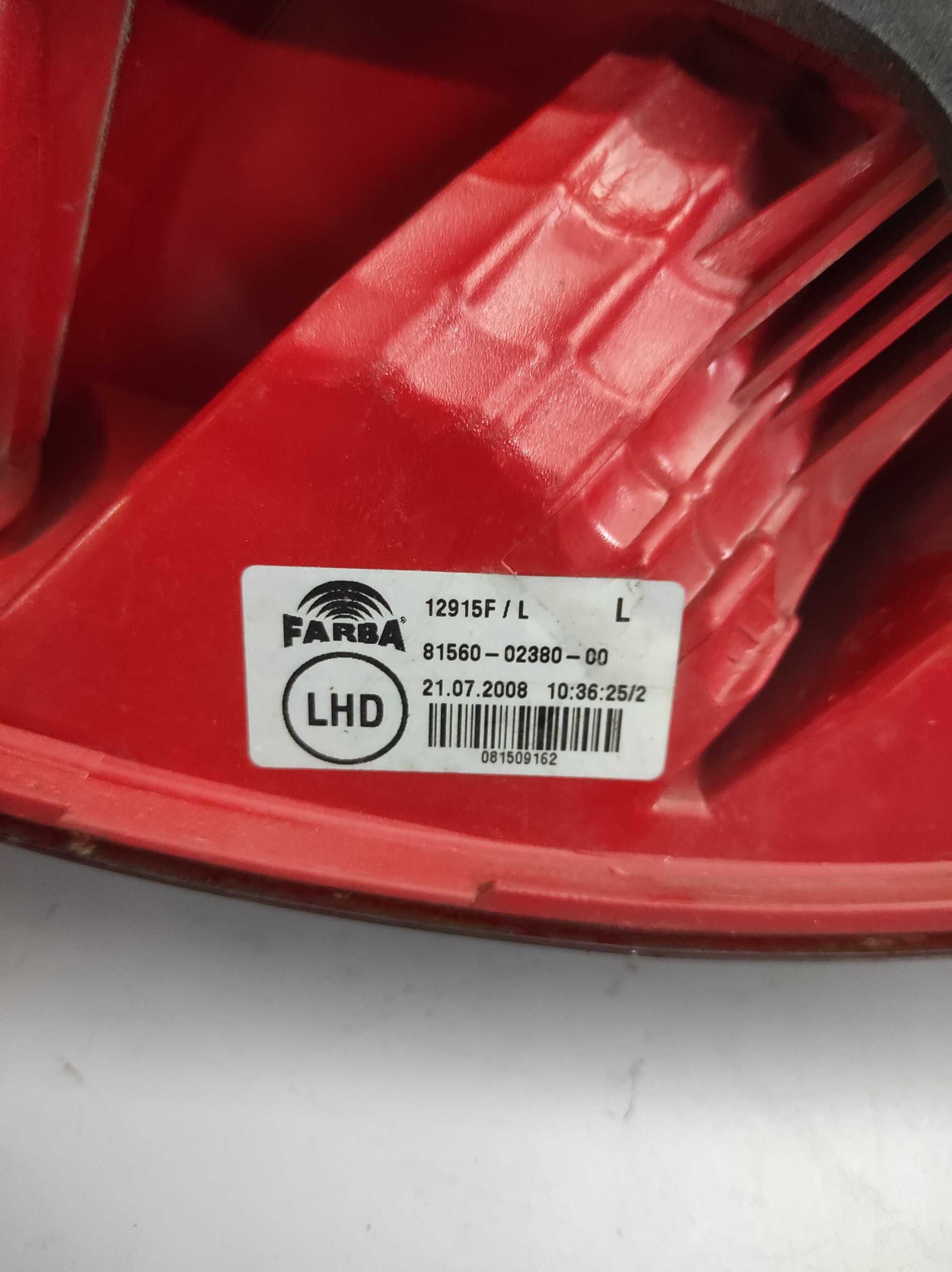 TOYOTA AURIS I, Lampa tylna lewa, Oryginał !