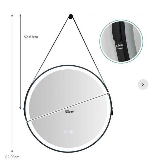 Lustro łazienkowe LED Anti-fog Costway BA7801DE - NOWE