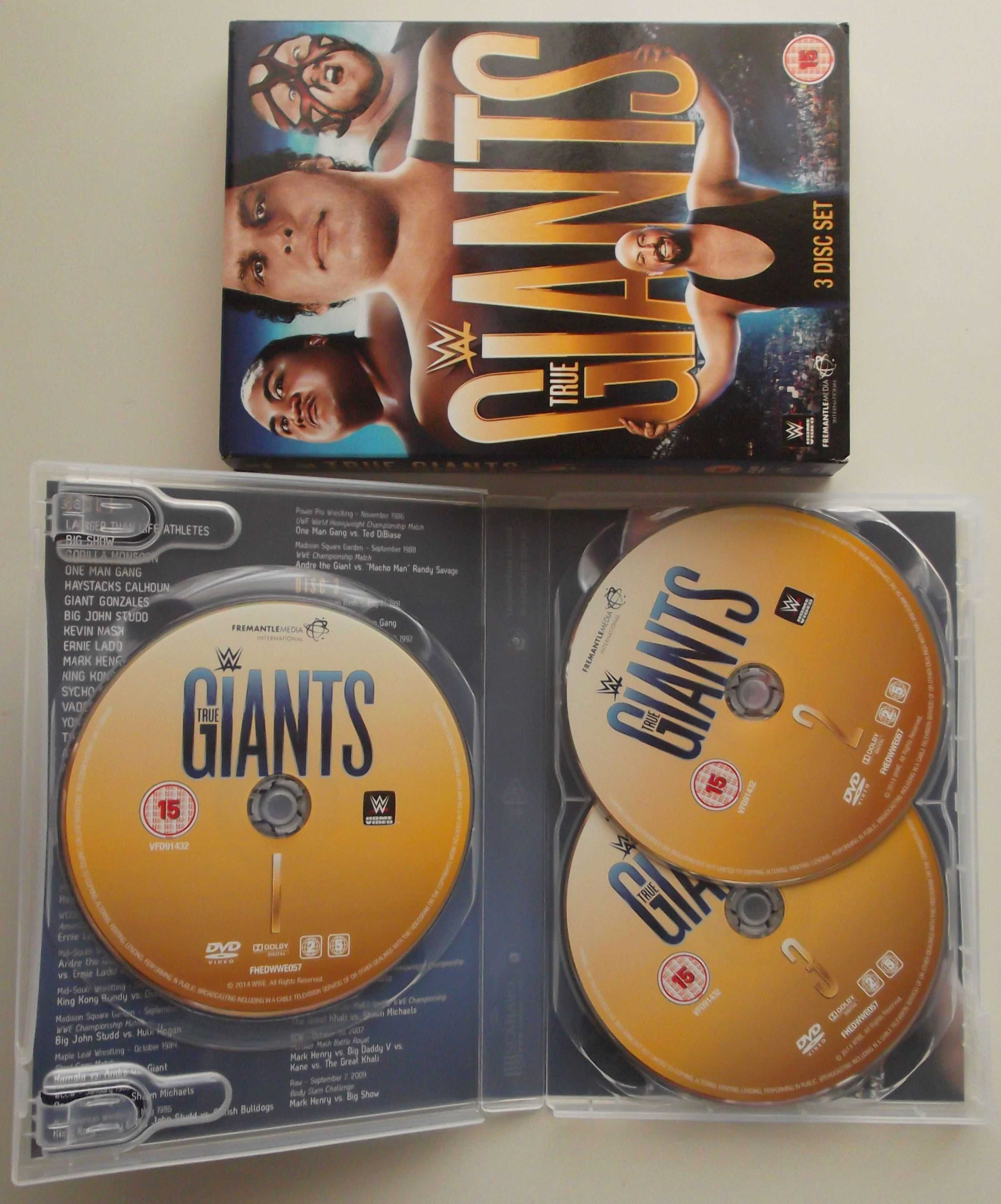 DVD de Wrestling/WWE True Giants