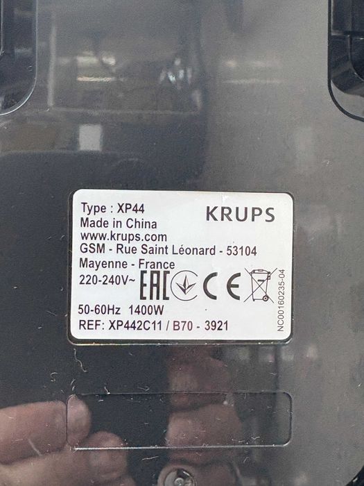 Máquina de Café KRUPS XP442C11 Excelente Estado Acessórios Originais