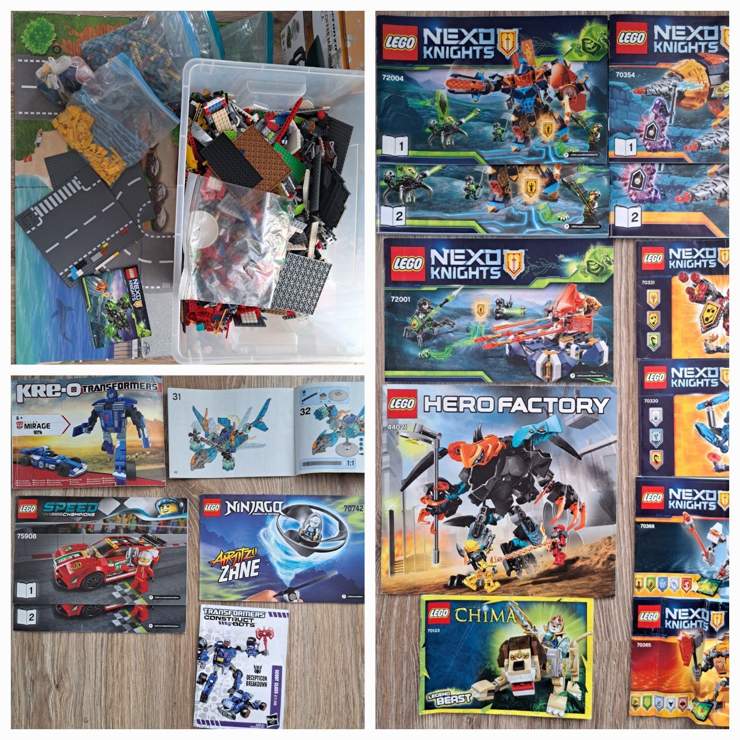 Mega zestaw LEGO - 48szt. 18kg-City, Star Wars, Technic i inne