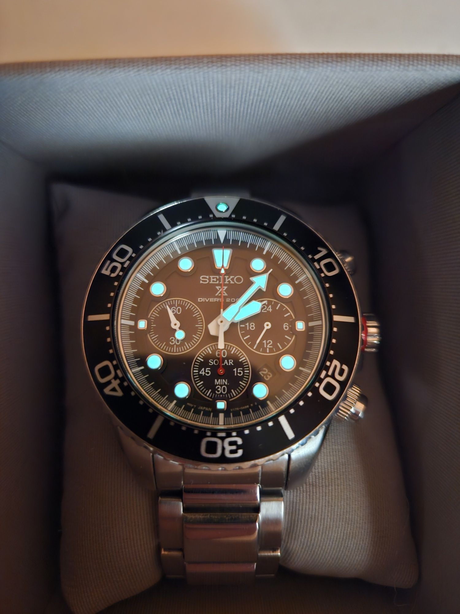 Zegarek Seiko Prospex Diver's Chrono Solar