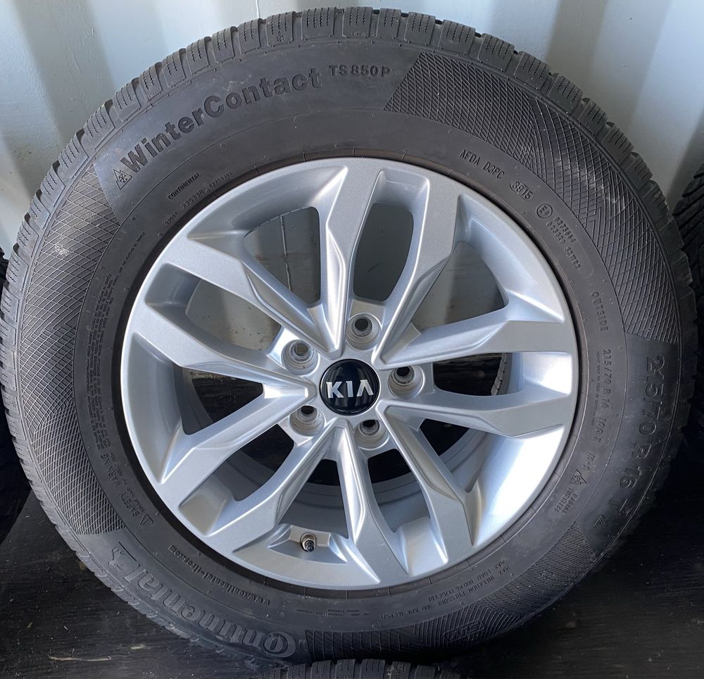 Alufelgi z oponami 215/70 R16 Kia Sportage Hyundai Tucson IX35 5x114,3