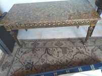 Mesa de apoio tampo mármore