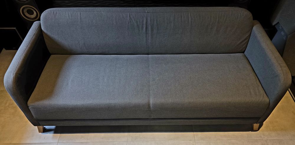 IKEA LINANÄS – sofa 3-osobowa, ciemnoszara (Vissle), stan bdb jak nowy