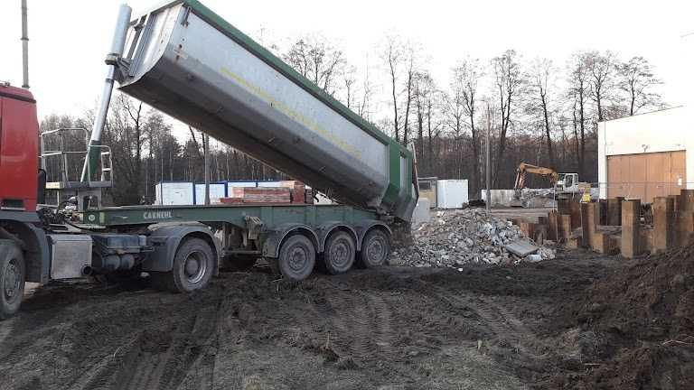 Piasek Żwir Pospółka  Gruz Piach Tłuczeń Ziemia Kruszywa Koparka