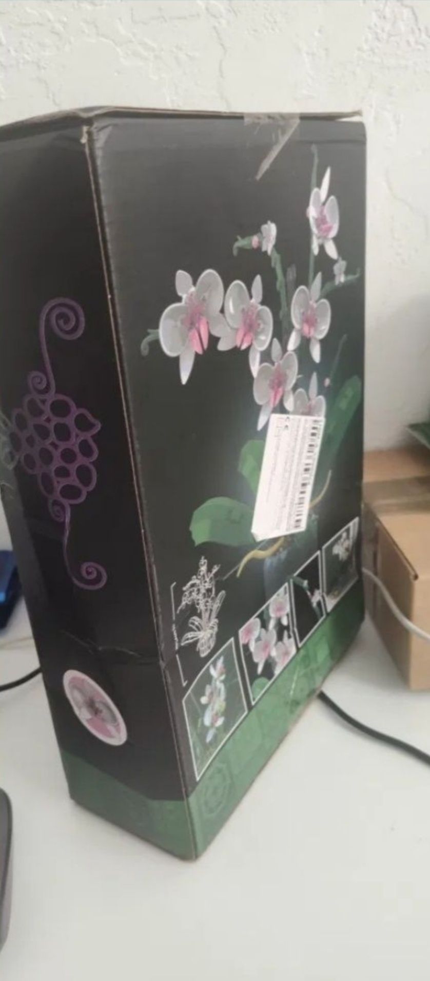 Nowe klocki orchidea piękny zestaw kompatybilne z Lego