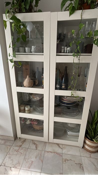 Estante de vidro usada