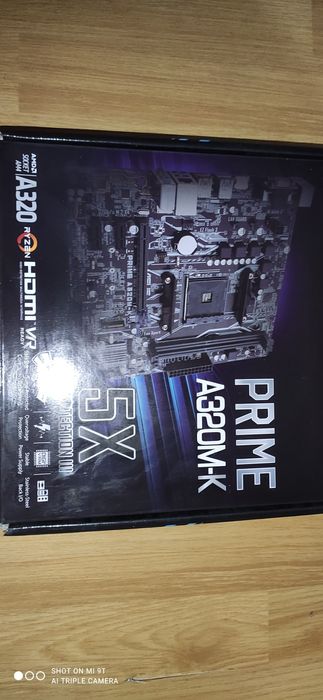 Материнська плата asus prime a320m-k am4