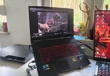 Laptop gamingowy MSI 17,3” i5 11th RTX3050ti -72C dobre temperetury