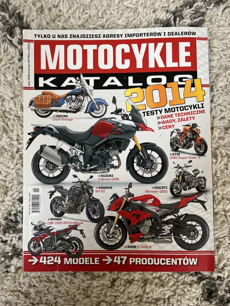 Katalog motocykle 2014