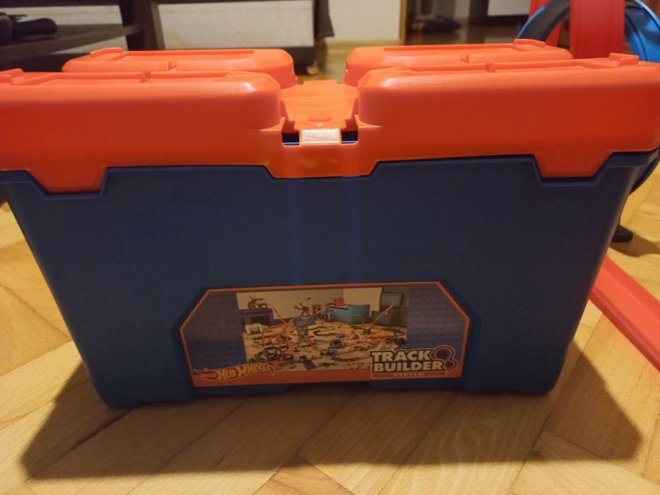 Hot wheels zestaw startowy + podwójna pętla + 3 auta