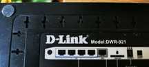 Router D-link DWR 921+anteny zewnętrzne.