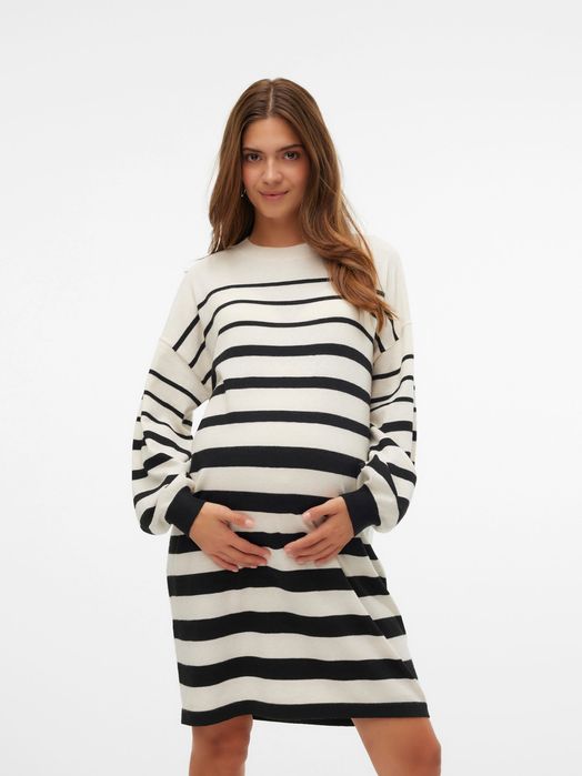 Sukienka ciążowa dzianinowa w paski Vero Moda M