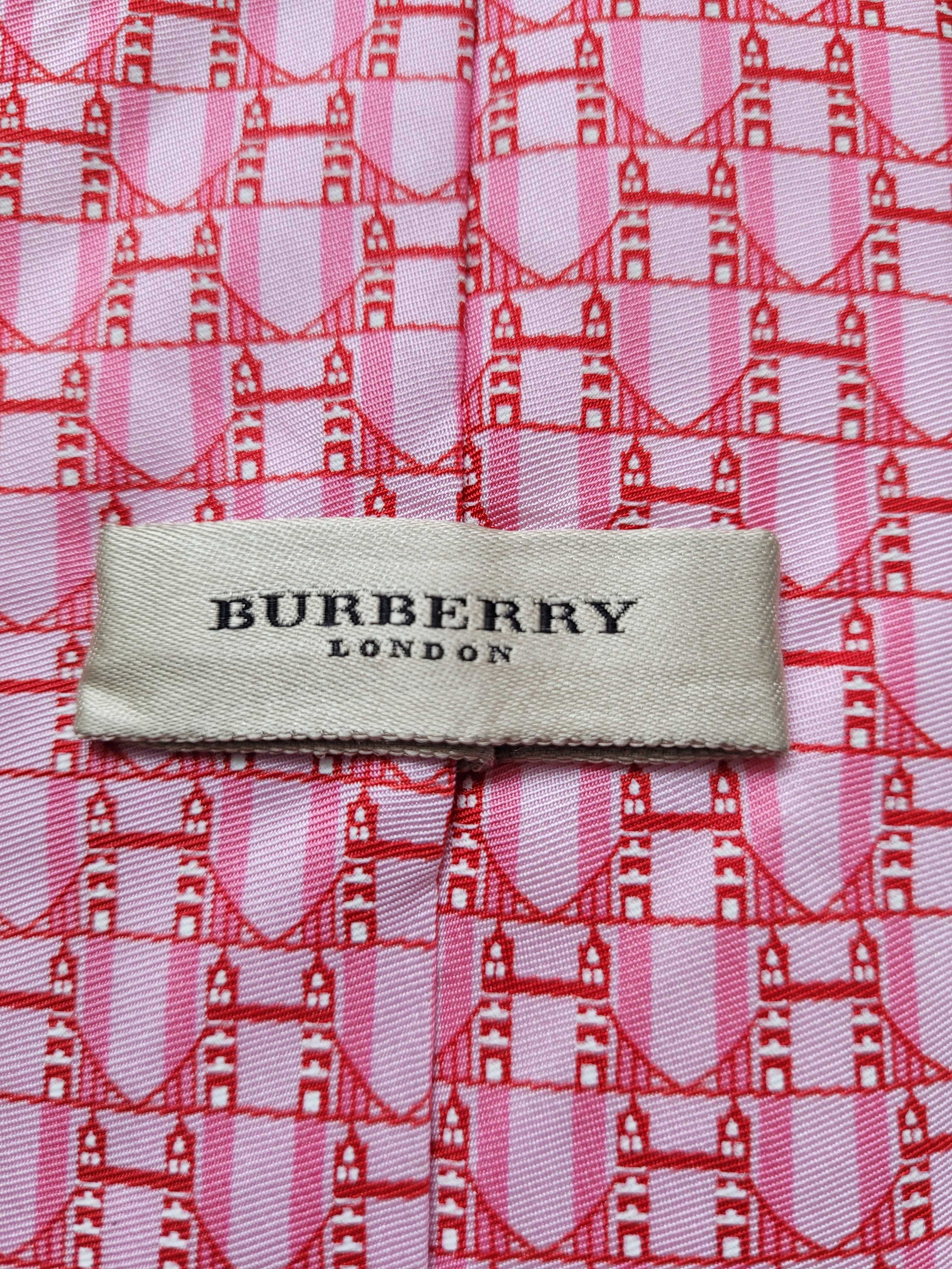 Burberry jedwabny krawat