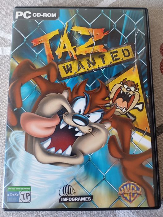 Taz Wanted Pc Cdrom