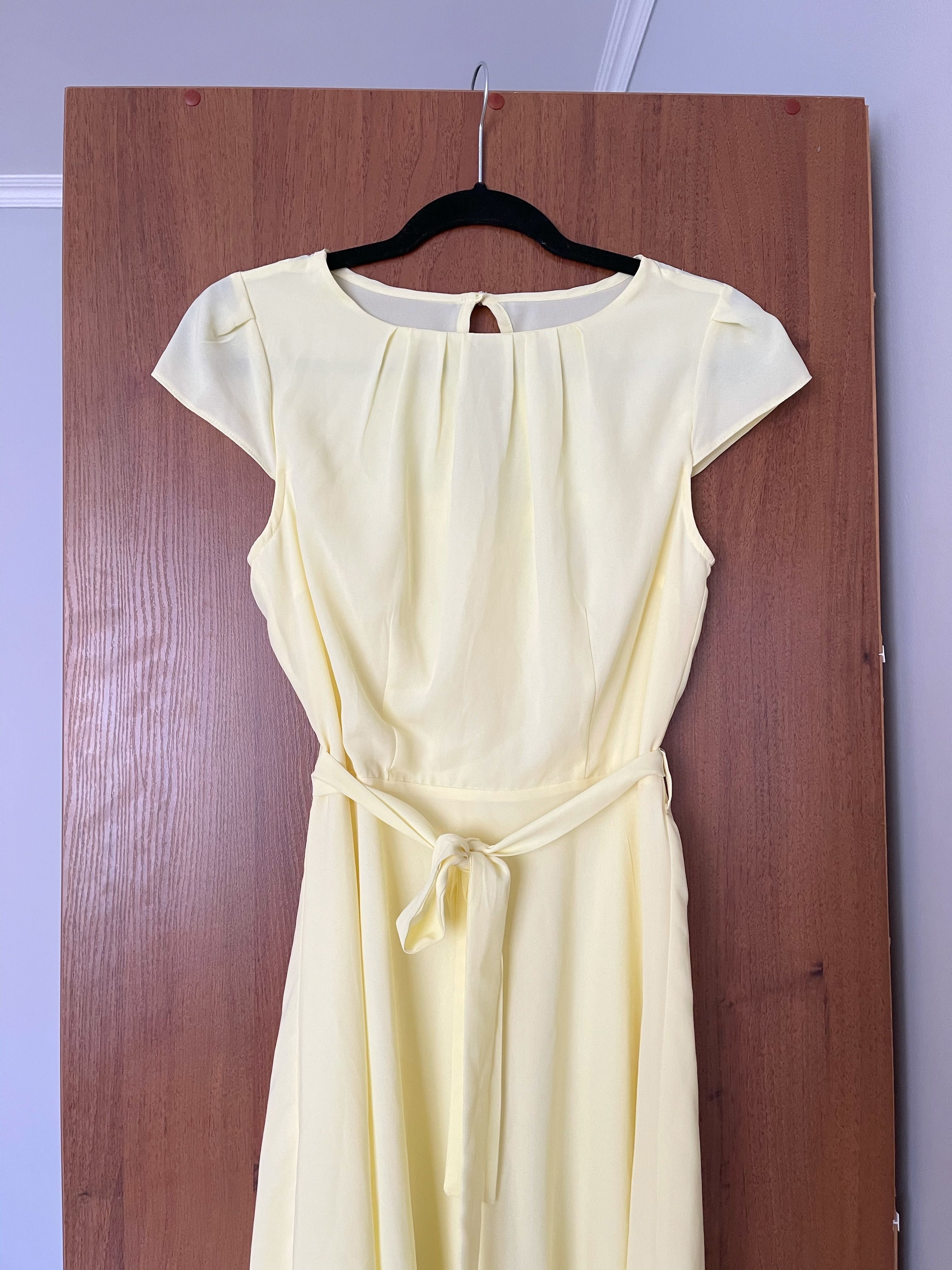 Новое лимонное платье