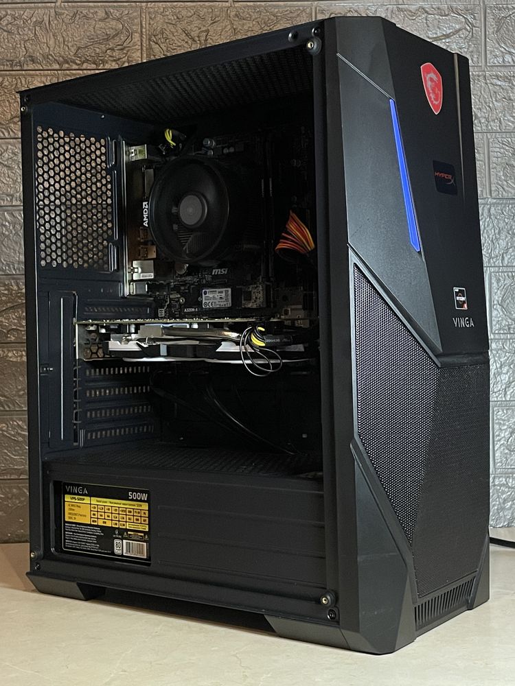 Ігровий комп'ютер R5 2600x/16GB DDR4/RX 570 8gb/ ssd