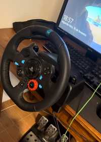 Volante+pedais logitech g29