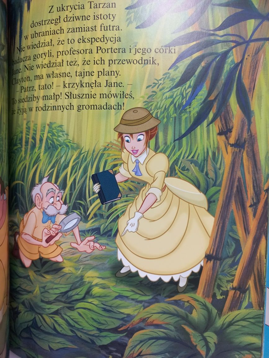 Książka Tarzan Disney Egmont 1999 r.