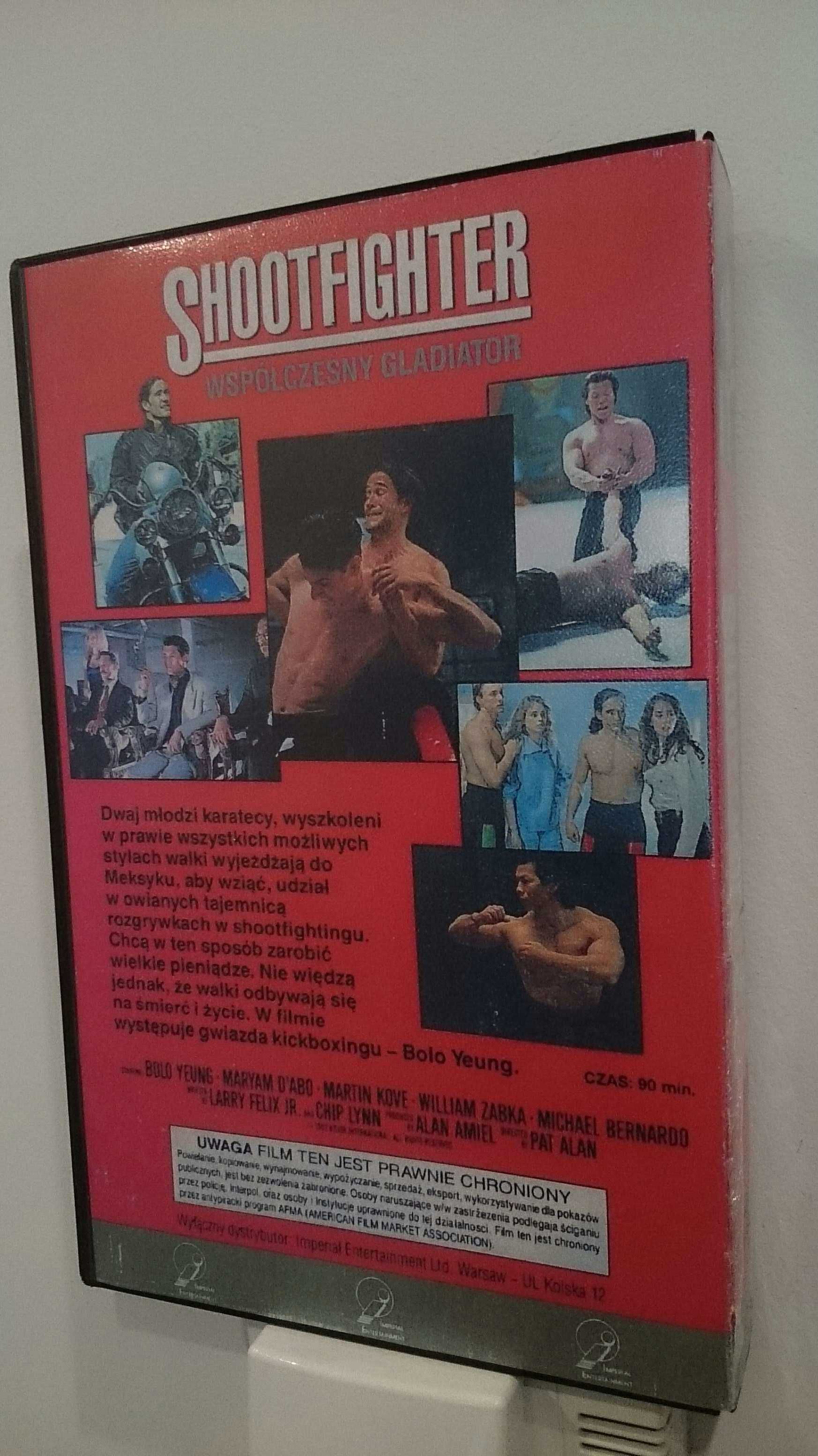 Shootfigher 1 i 2 !! HIT - VHS Filmy Kasety Bolo Yeung Lektor