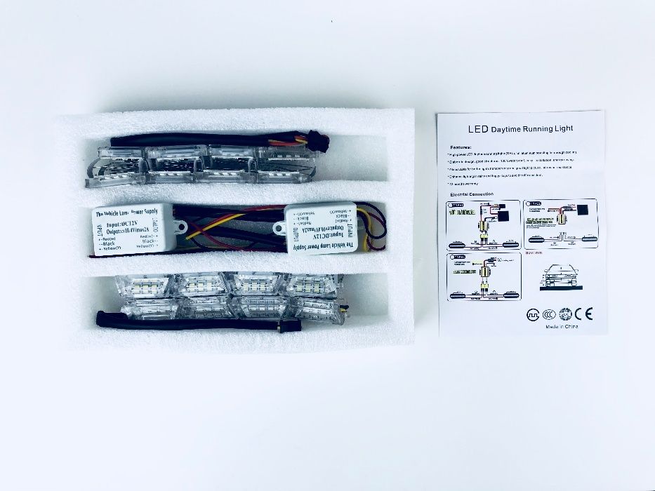 Crystal LED DRL, ДХО с бегущим или мигающим поворотом кристалы гибкие