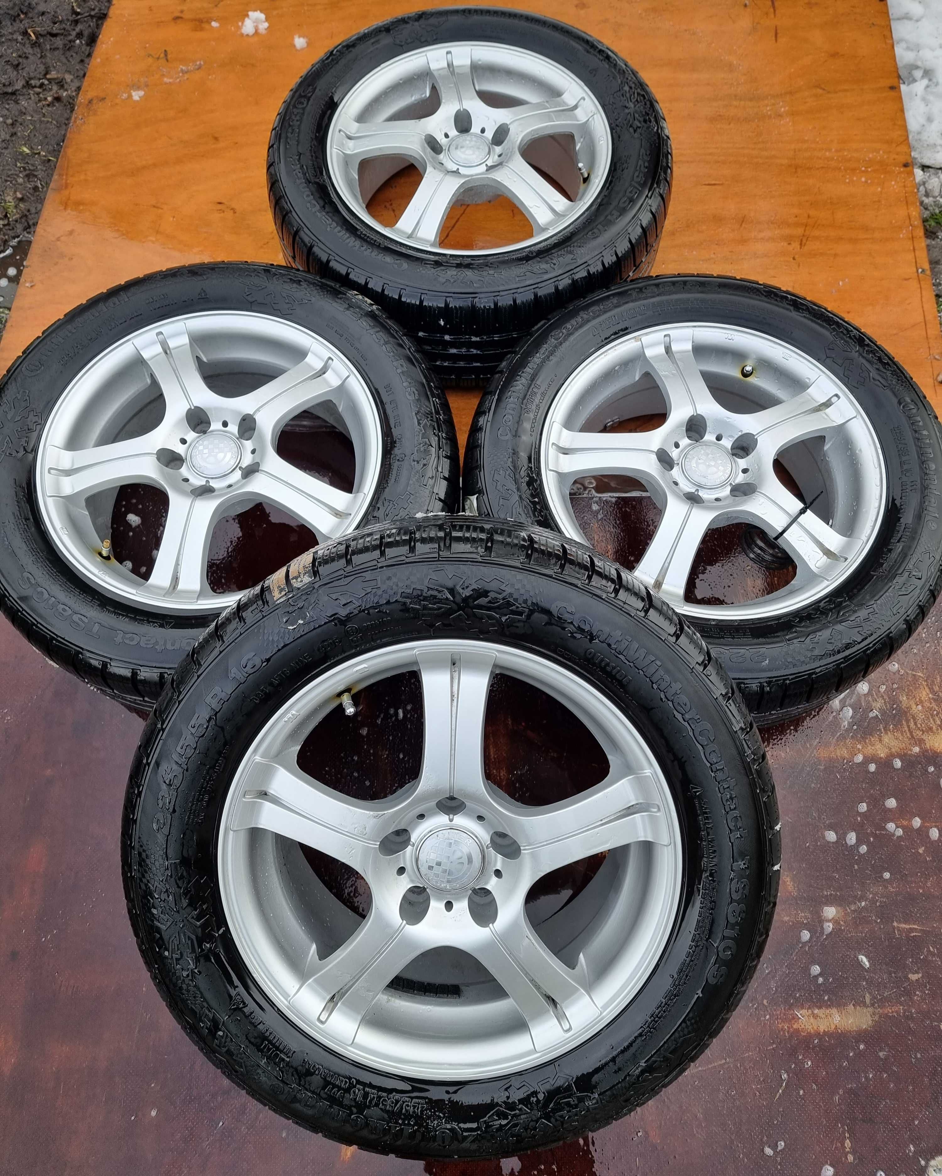 Koła Felgi 16" Cali, 5x100, 225/55/15.VW,GOLF,SKODA,SEAT,IBIZA