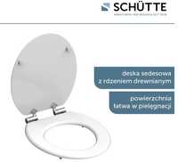 SCHÜTTE 84100 deska sedesowa z drewnianym rdzeniem