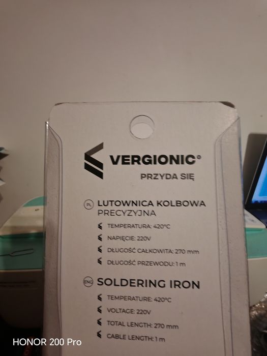 Lutownica kolbowa precyzyjna. 30W