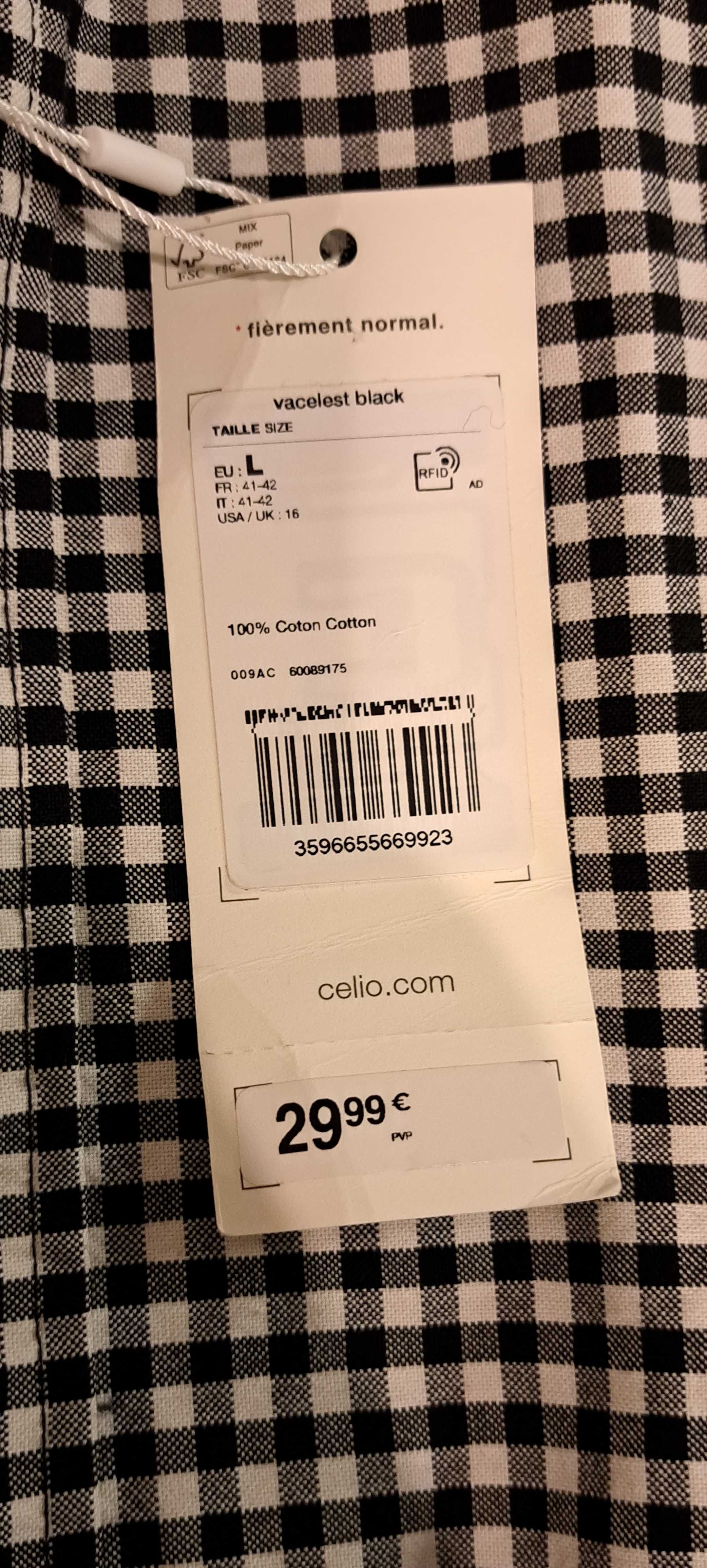 Сорочка чоловіча Celio, розмір L