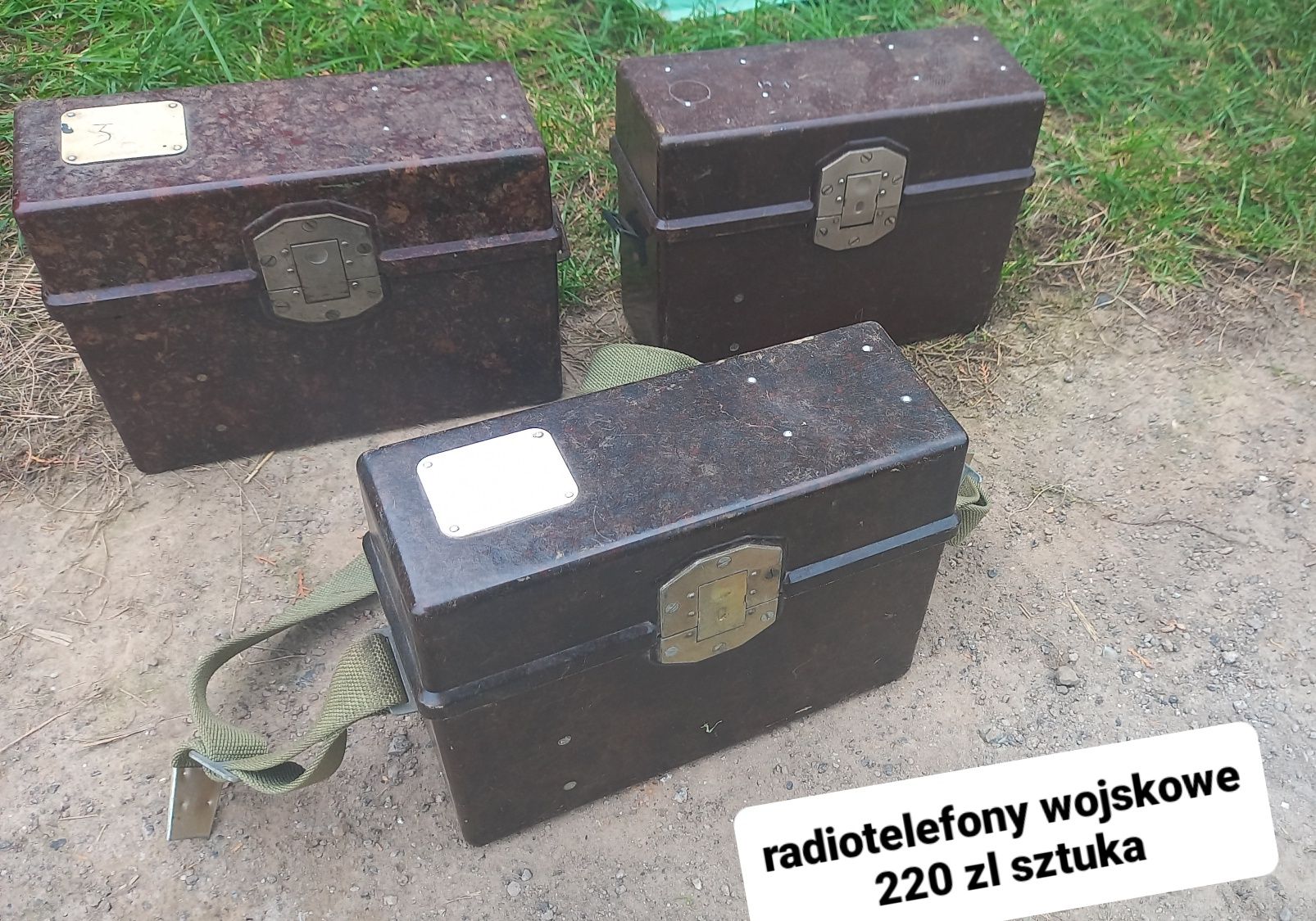 Kolekcjonerskie radiotelefon wojskowy