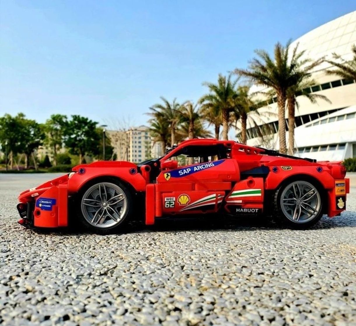 Ferrari 488 Pista klocki technic model