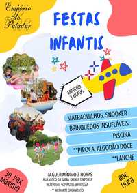 Festas infantis, pipocas, algodao  doce e insuflavel