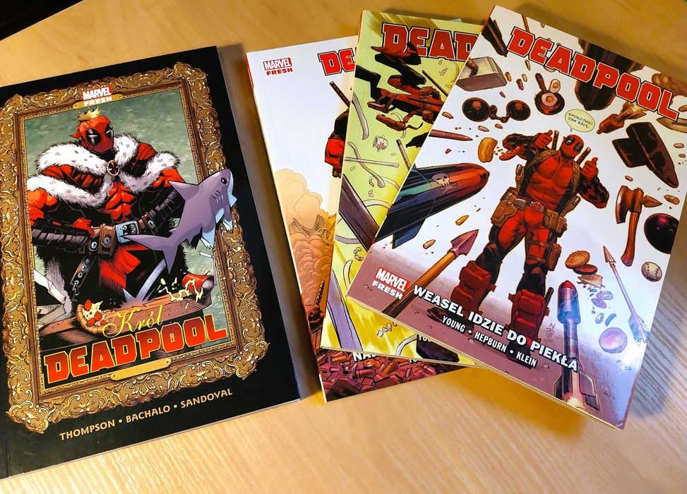 Deadpool + Król Deadpool (komplet komiksów z Marvel Fresh)