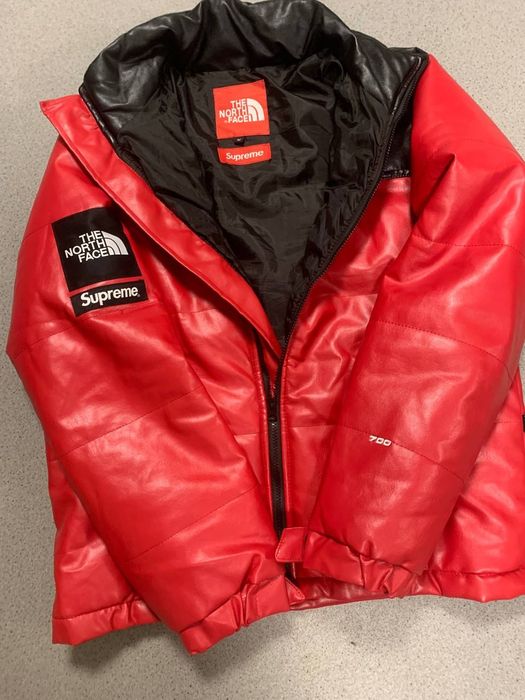 FW17 Supreme x The North Face Red Leather Nuptse Puffer Jacket

Medium