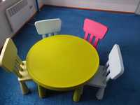 Дитячий стіл та стілець IKEA MAMMUT