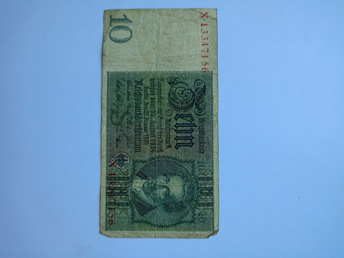 10 reichsmark z 1924 roku