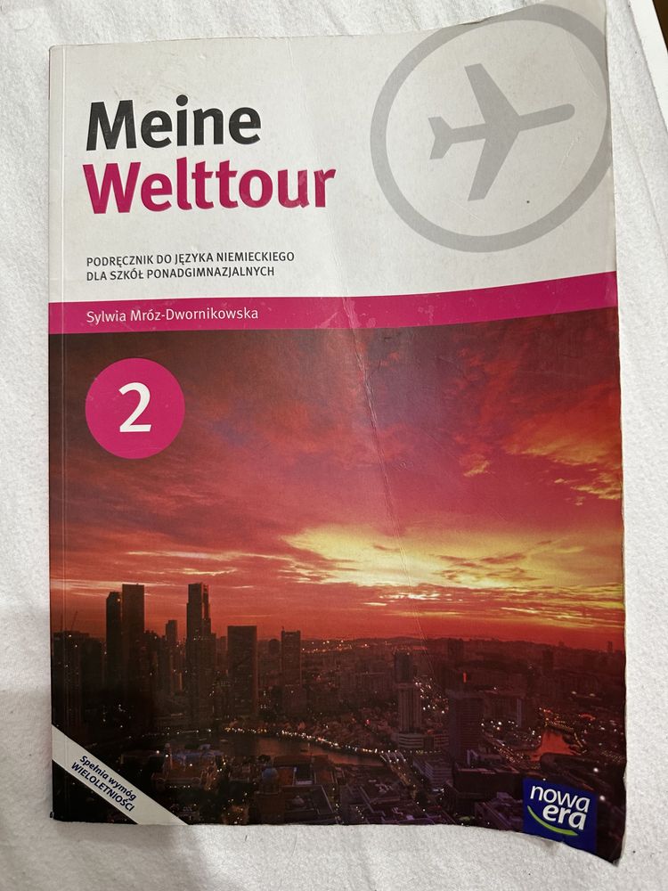 Meine Welttour 1,2 zeszyt ćwiczeń i podrecznik do języka niemieckiego