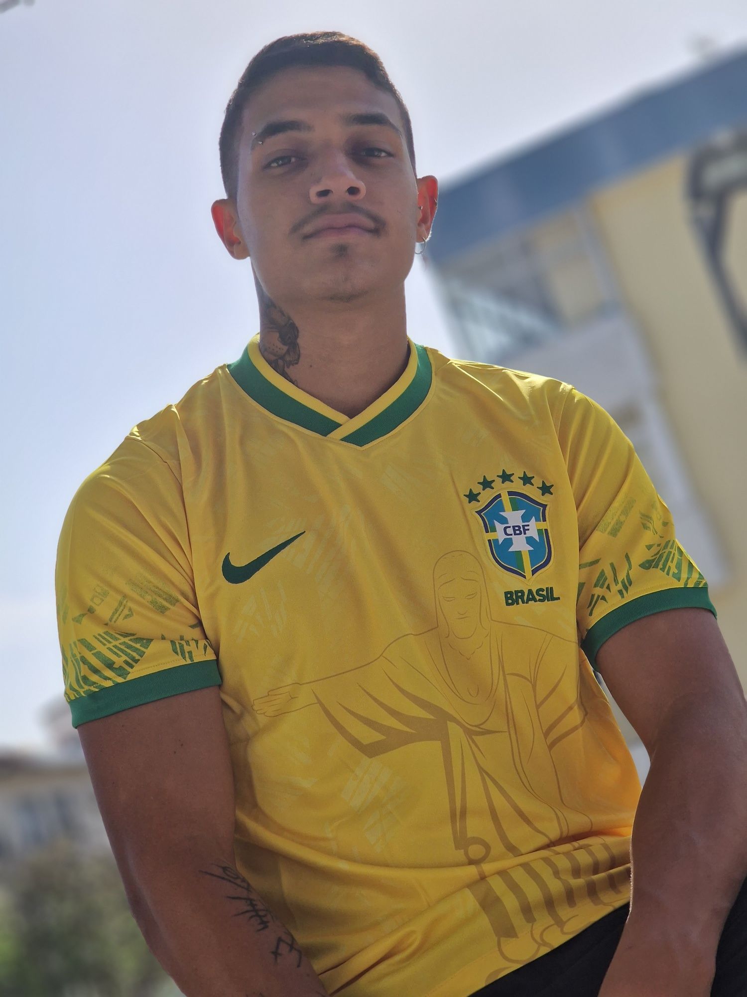 Camisa do Brasil Cristo Redentor