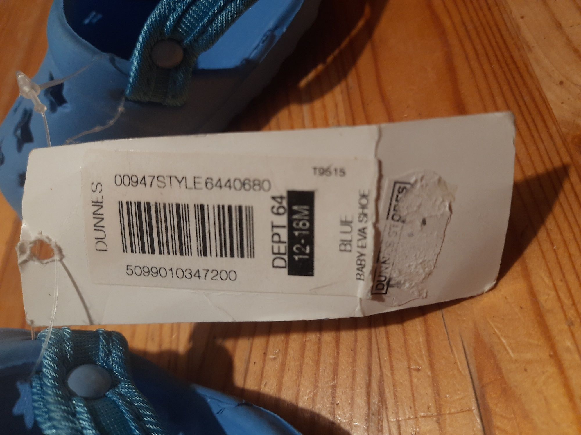 Crocsy firmy Dunnes, nowe, rozmiar 20