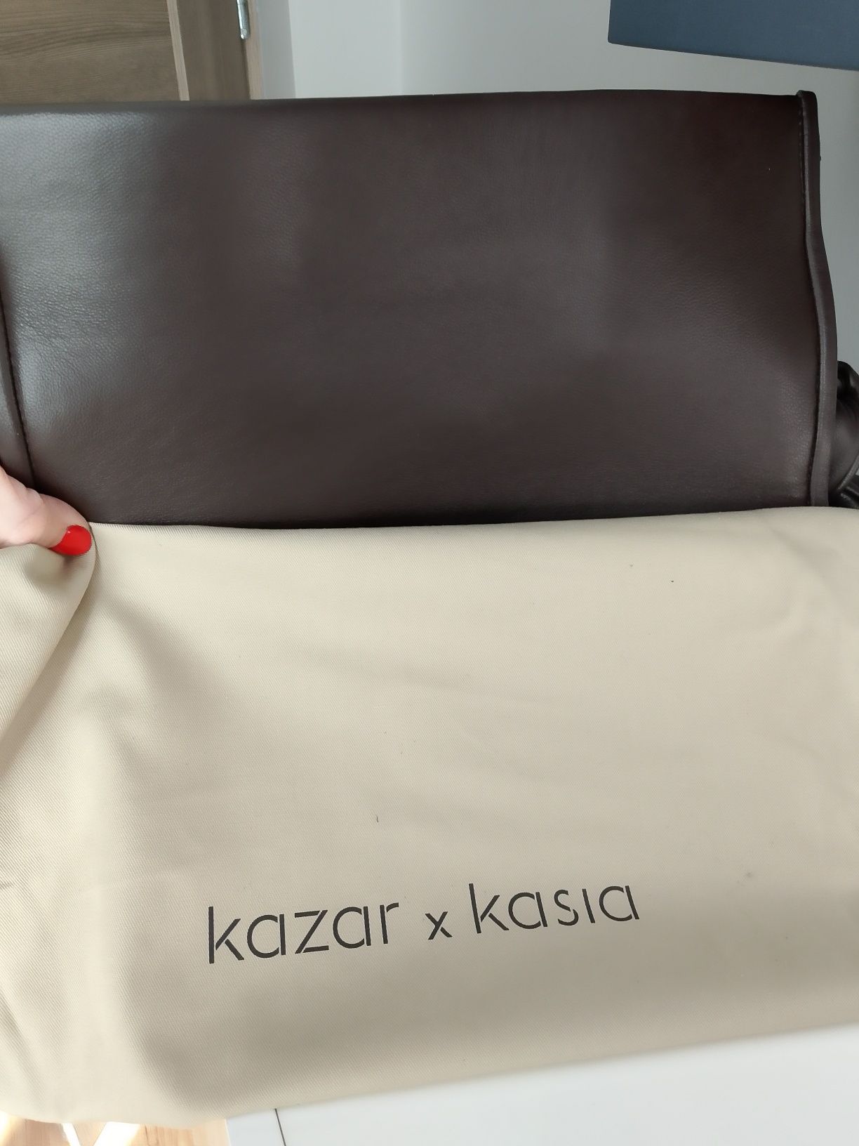 Kazar Cudowna brązowa torebka